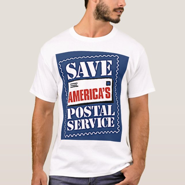 SparaAmerika postgång Tee Shirt (Framsida)