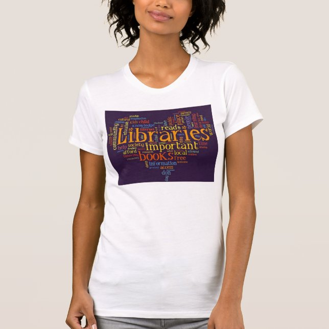 Sparabibliotek Tee Shirt (Framsida)