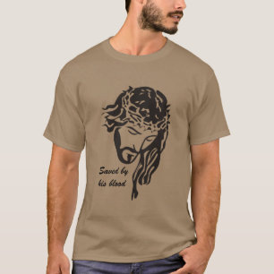 Sparad av Blood Jesus Krona från Thorns T Shirt