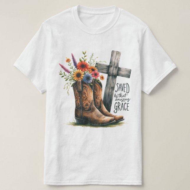 Sparad av den Fantastisk Grace T Shirt (Design framsida)