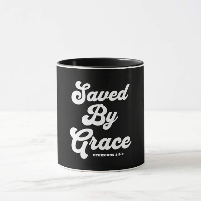 Sparad av Grace Ephesian 2:8-9 Mugg (Center)