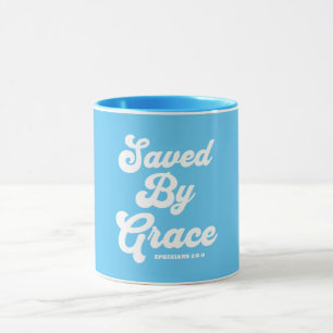 Sparad av Grace Ephesian 2:8-9 Mugg