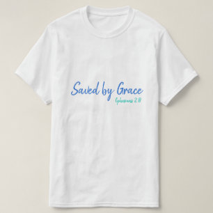 Sparad av Grace Ephesian 2:8 Multi T Shirt