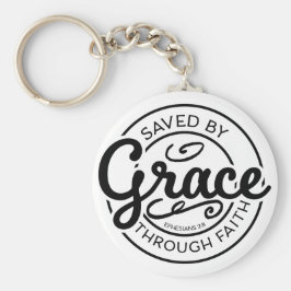 Sparad av Grace genom nyckelkedjan Faith Nyckelring