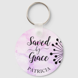 Sparad av Grace Keychain Nyckelring