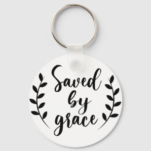 Sparad av Grace-nyckelkedja Nyckelring