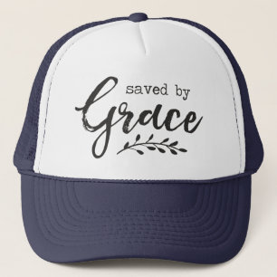 Sparad av Grace, Rustic Christian Faith Keps