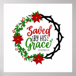 Sparad av Hans Grace-julandedräkt Poster