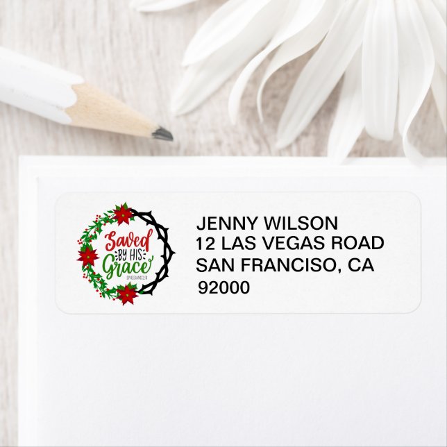 Sparad av Hans Grace Returadress Etikett (Insitu)