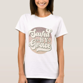 Sparad av nåd Jesus T Shirt