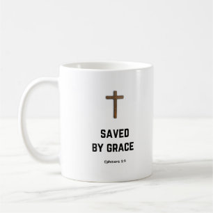 Sparad av nåd kaffemugg