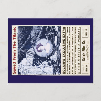 Sparad från Titanic den 14 maj 1912 Vykort