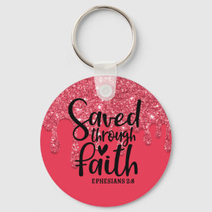 Sparad genom Faith Nyckelring