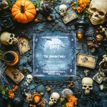 Sparad Halloweenfest Under Fullmåne - Pumpa & Flad
