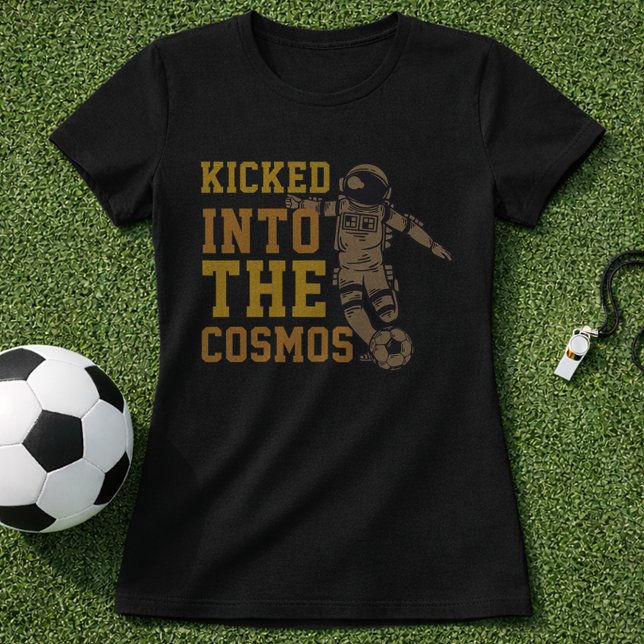 Sparad i kosmos - Citat från Rymd-SM i fotboll T Shirt (Skapare uppladdad)