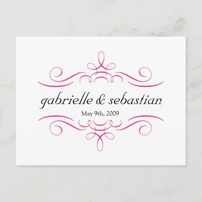 Sparadatum för prydnadskort meddelande vykort (Framsida)