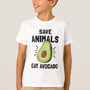 Sparadjur äter den roliga vegetariska veganen fö t shirt