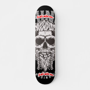 Sparage Viking Skull Mini Skateboard Bräda 18,5 Cm