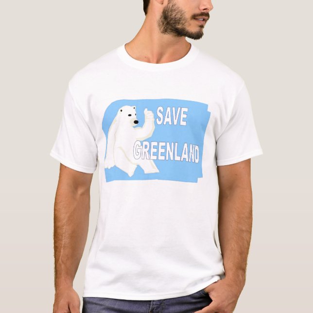 SparaGrönland Tee Shirt (Framsida)