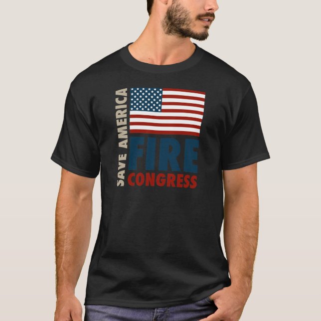Sparan Amerika avfyrar kongressen Tröja (Framsida)