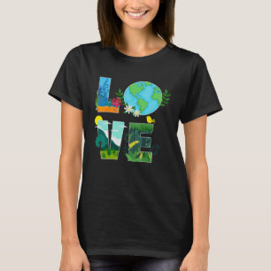 Sparan på kärlek, vår hemanläggning Träd går Flygp T Shirt