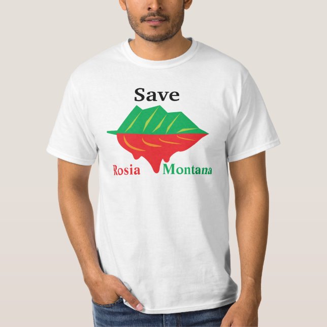 Sparan Rosia Monatana beklär T-shirt (Framsida)