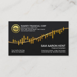 Sparande Guld Lagrar Exchange Graph Financial Visitkort