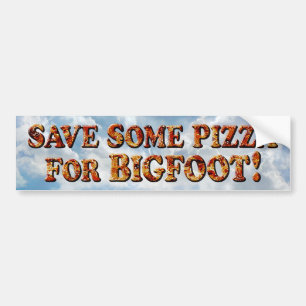 SparaPizza för BIGFOOT - bildekal