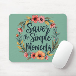 Sparar Blommigten Simple Moments Boho-citat Musmatta