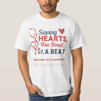 Sparar hjärtan, ett slag i taget – stolt förälder t shirt