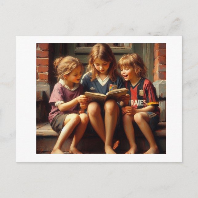 Sparar läsaren vykort (Framsida)