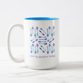 Sparar Spoons idag! Två-Tonad Mugg