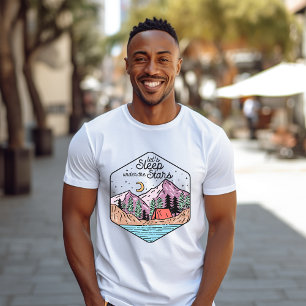 Sparar under Stars Camper Camping T Shirt