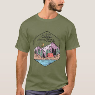 Sparar under Stars Camper Camping T Shirt