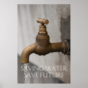 Sparar vatten din spara i framtiden poster