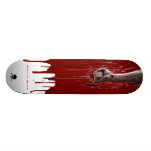 Sparat av blod mini skateboard bräda 18,5 cm