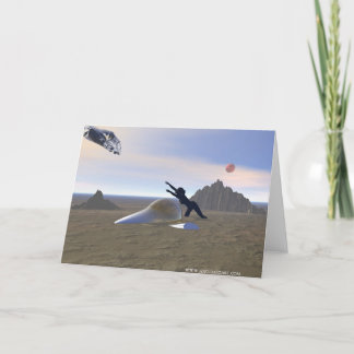 Sparat hälsningkort kort