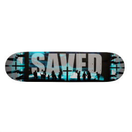 Sparat kristet åka skridskor för mini skateboard bräda 18,5 cm