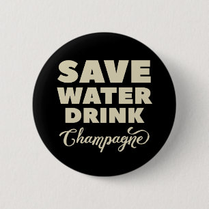Sparavatten, drinkchampagne knapp