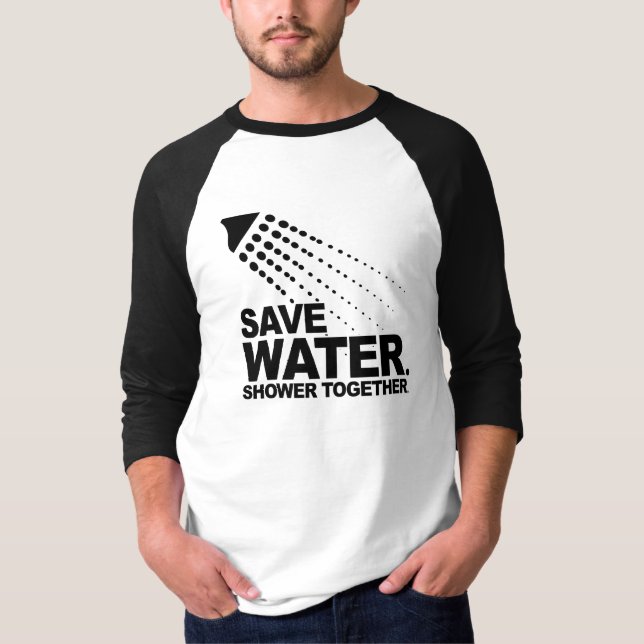 SPARAVATTEN. DUSCH TILLSAMMANS TEE SHIRT (Framsida)