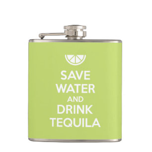 Sparavatten- och drinkTequila Fickplunta