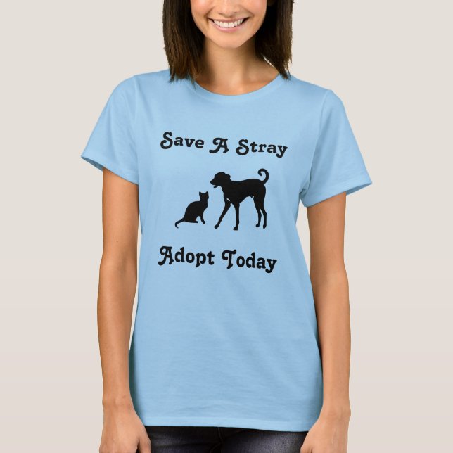 sparavilsekommet djur t-shirt (Framsida)