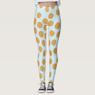 Spårbalkar av kutväv leggings