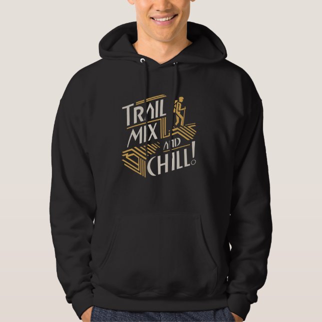 Spårblandning och kylning hoodie (Framsida)