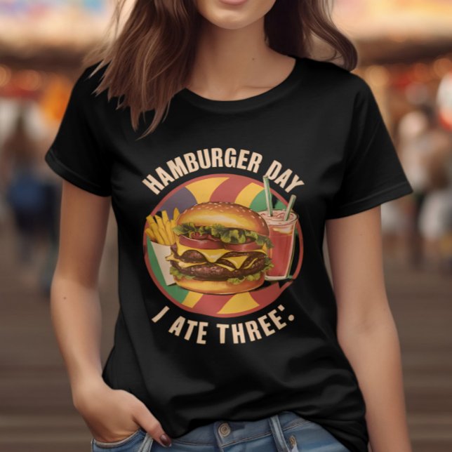 Sparböljor: Burger, Fries & Drink T Shirt (Skapare uppladdad)