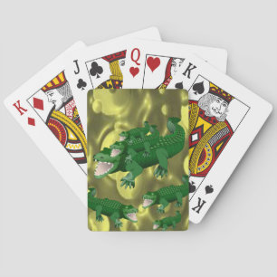 Spårdäck för Alligator-kort Spel Kort