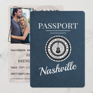 Spardatum för det blå Nashville-passet Spara Datumet