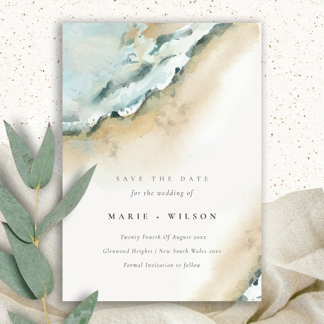 Spardatum för Vinkara sandstrand i kusthavet Inbjudningar (Skapare uppladdad)