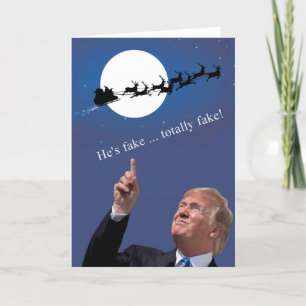 Spårets jul: jultomten är falsk helgkort