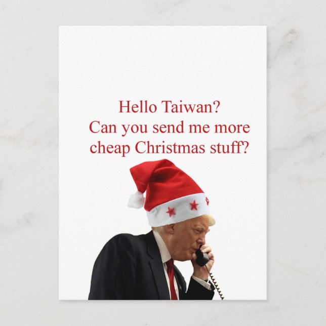 Spårets juljour till Taiwan Helg Vykort (Framsida)